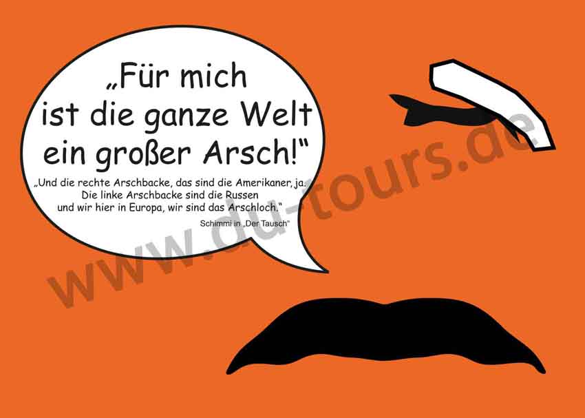 Schimmi Postkarte (orange) Schimmi Postkarte (orange)